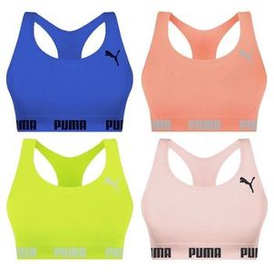 Kit 4 Tops Puma Nadador Sem Costura Feminino