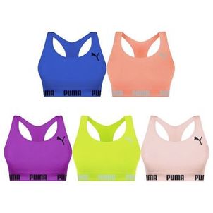 Kit 5 Tops Puma Nadador Sem Costura Feminino