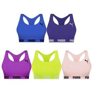 Kit 5 Tops Puma Nadador Sem Costura Feminino