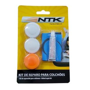 Kit Reparo Colchão Inflável Remendo + Cola + Tampas Nautika