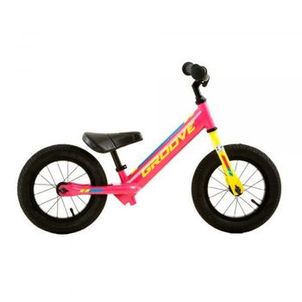 Bicicleta Infantil Groove Balance aro 12 Rosa/Amarelo/Azul