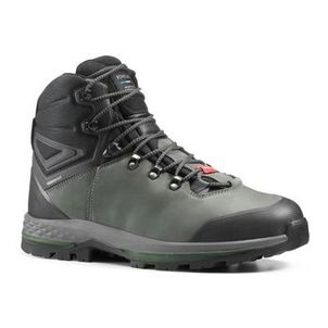Bota Masculina de Trekking Impermeável de Couro Crosscontact Mt100 Forclaz