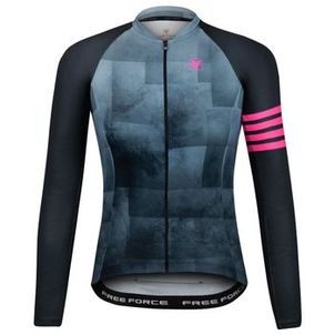 Camisa ciclismo feminina manga longa Free Force Basic Care
