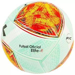 Bola de Futebol Diadora Futsal Protech Elite-R - Branco e Laranja