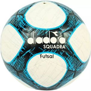 Bola de Futebol Diadora Futsal Squadra- Branco e Azul