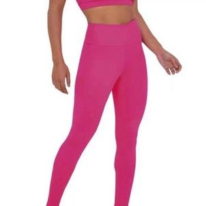 Calça Legging Alto Giro Feminina Hyper Recortes Academia