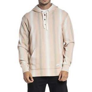 Moletom Quiksilver Canguru Baja Henley WT23 Praline Baja