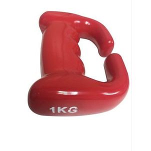 Halter de Vinyl WCT Fitness 900011 Vermelho .