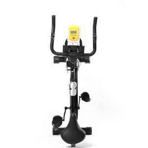 BICICLETA SPINNING COM RODA DE INERCIA DE 13KG - PRETO E AMARELO
