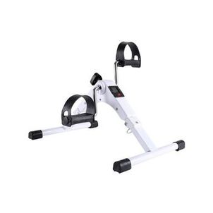 Mini Bicicleta Dobrável com Monitor - Branco
