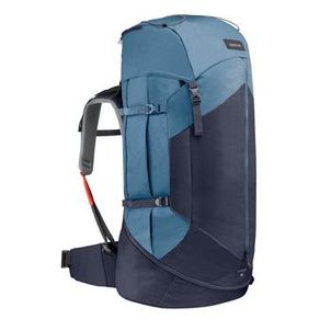 Mochila Feminina Trilha trekking 100 Easyfit 60 litros azul