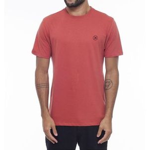 Camiseta Hurley Mini Icon WT23 Masculina Goiaba