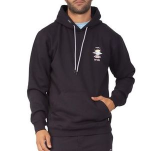 Moletom Rip Curl Canguru The Search Oversize Masculino Preto
