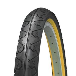 Pneu Slick 20x1.95 Kenda K90 Arame Preto Faixa Amarela