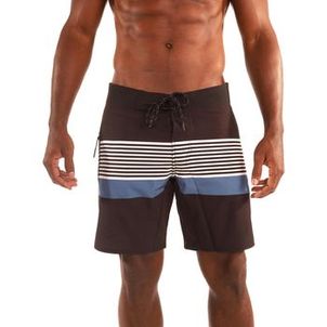 Bermuda Masculina de Surf Bolso com Zíper e Cintura Plana 20" Olaian
