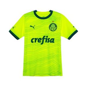 Camisa Palmeiras III 23/24 Puma Torcedor Masculina - Verde Limão