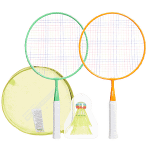 Kit Infantil de Badminton (2 Raquetes e 2 Petecas) Perfly