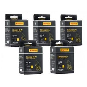 Kit 5 Unidades Câmaras Pirelli 29x2.25 48mm