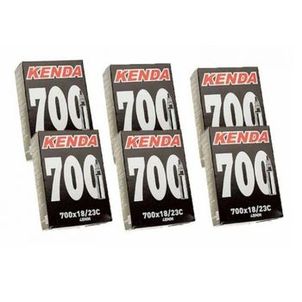 Kit 6 Unidades Câmaras Kenda 700x23c 48mm