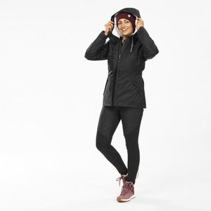 Jaqueta Feminina Trilha 500 Impermeável Térmica Quechua Preto