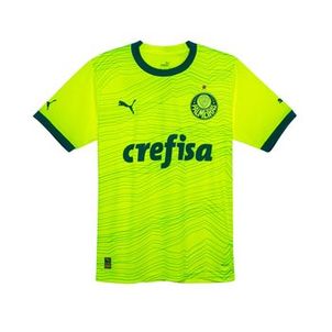 Camisa Palmeiras III 23/24 Puma Jogador Masculina - Verde Limão