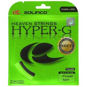 Corda Solinco Hyper G Soft 18L 1.15mm Verde - Set Individual