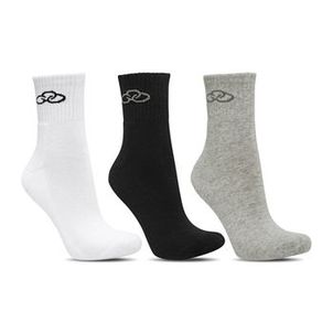 Meia Olympikus Cano Médio pacote c/ 3 pares Masculino 39-44 Preto