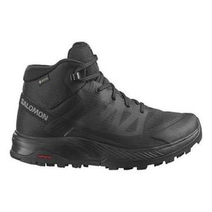 Bota Salomon Outrise Mid Gtx Masculina Trekking Leve - Preto