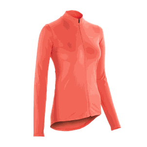 Camisa feminina de manga comprida Ciclismo estrada 100