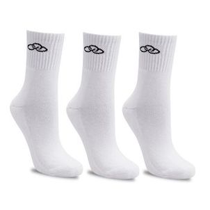Meia Olympikus Cano Médio pacote c/ 3 pares Feminino