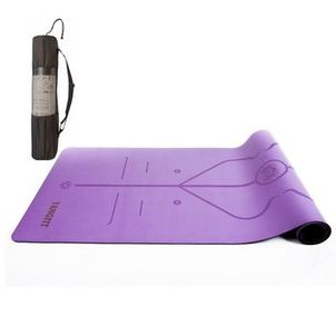 Tapete Yoga Mat PU e Borracha Natural 5mm Yangfit