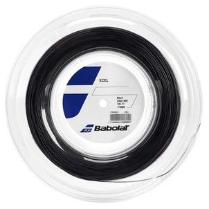 Corda Babolat Xcel 17L 1.25mm Preta Rolo com 200 Metros