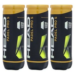 Bola de Padel Head Pro S Pack com 03 Tubos