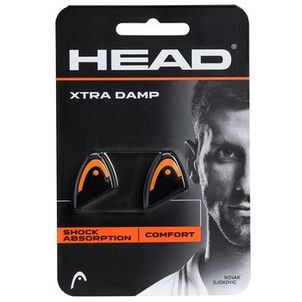 Antivibrador Head Xtra Damp Com 02 Unidades Preto e Laranja