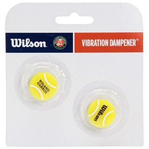 Antivibrador Wilson Roland Garros Tennis Ball com 02 Unidades Amarelo