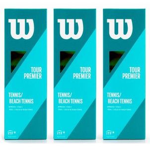 Bola De Beach Tennis Wilson Tour Premier com 3 Tubos