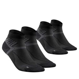 Meias para trilha Hike 500 Mid - Pacote com 2 pares Preto