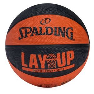 Mini Bola Basquete Spalding Lay Up Baby Unissex - Laranja/Preta