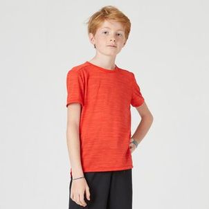 Camisa Infantil Ginástica 500 Vermelho