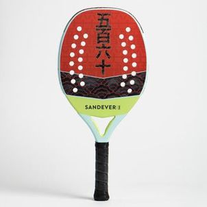 Raquete de Beach Tennis Sandever BTR 560 Fibra de Vidro e Carbono