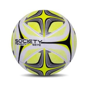 Bola Society Penalty Se7E Pro Unissex - Branca/Amarela