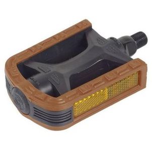 Pedal Bicolor Export 1/2 S/Esf- Marrom