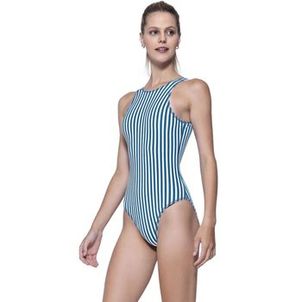 Maiô Body Speedo Adulto Nautical Feminino - Azul
