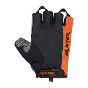 Luva Ciclismo Rontek Rt-22 Gel Unissex - Preta/Laranja