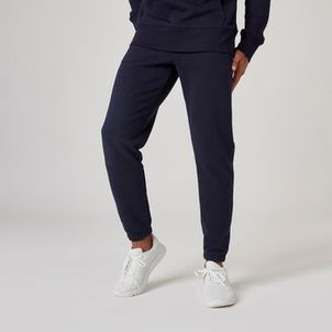 Calça Masculina de Ginástica Moletom Regular Domyos Azul