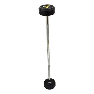 Barra Reta Montada 12,5 KG  Ahead Sports Preto e Amarelo