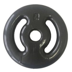 Anilha Emborrachada Vazada Ahead Sports 4KG Preta