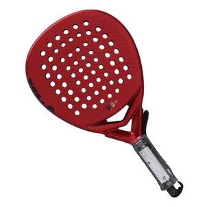 Raquete de Padel Wilson Bela Pro V2 Vermelha e Preta