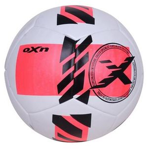 Bola de Futebol Agilis Fuse TAM 5 Branco com Coral OXN