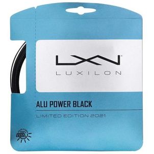 Corda Wilson Luxilon Alu Power Black 16L 1.25mm Preta - Set Individual